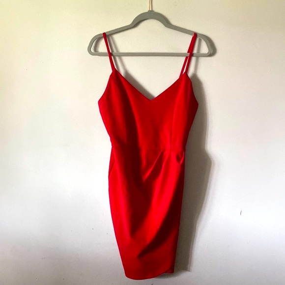 Red Mini Dress - Picture 2 of 3